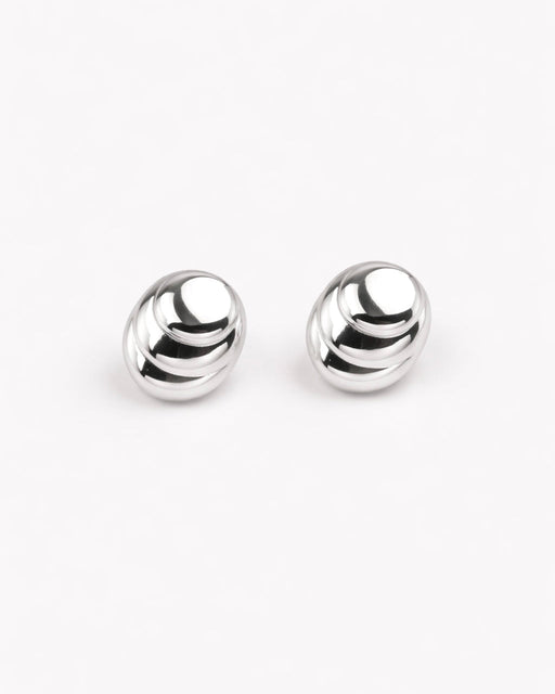 Celeste Statement Earrings in Silver Tone