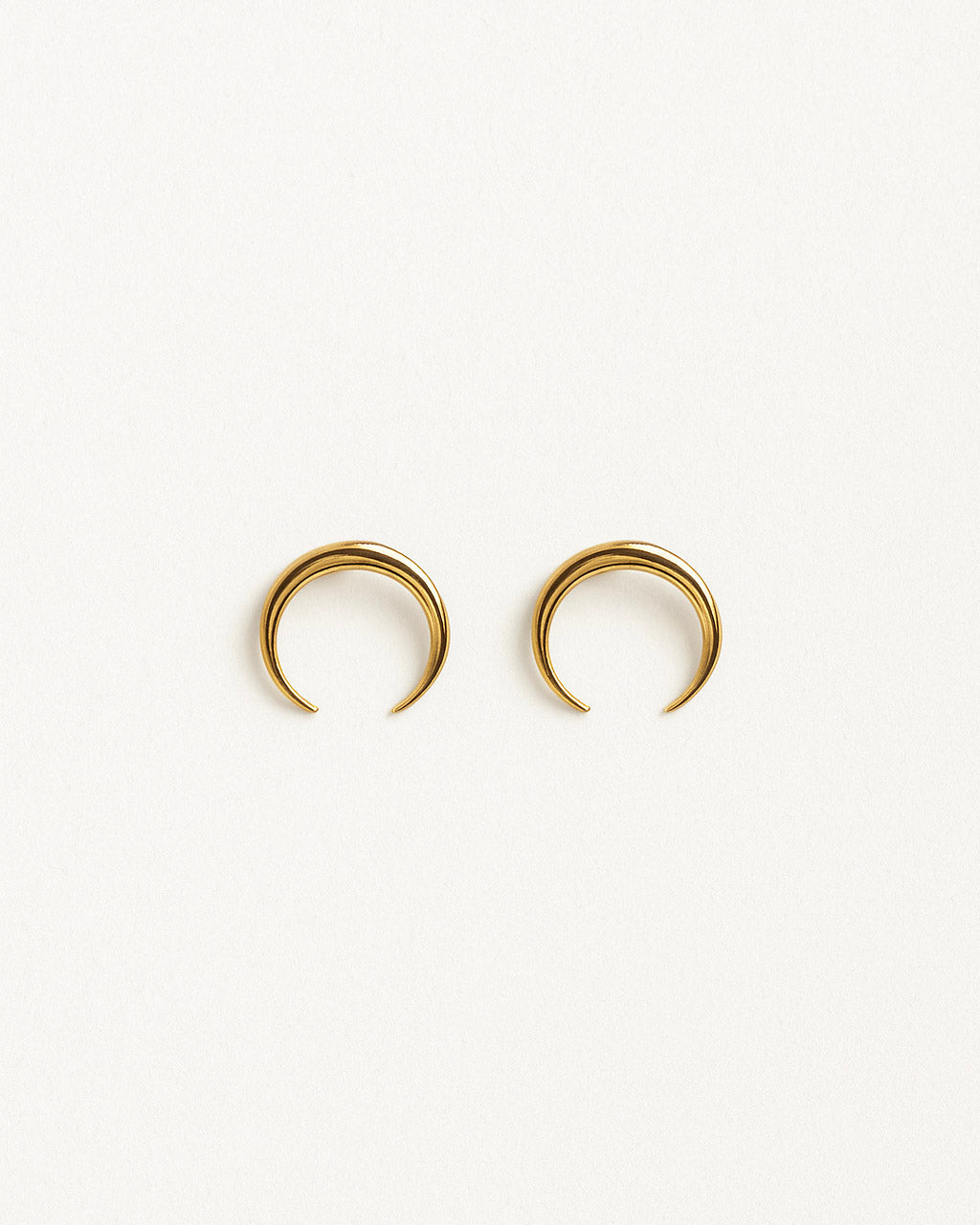 Selene Inverted Crescent Moon Earrings