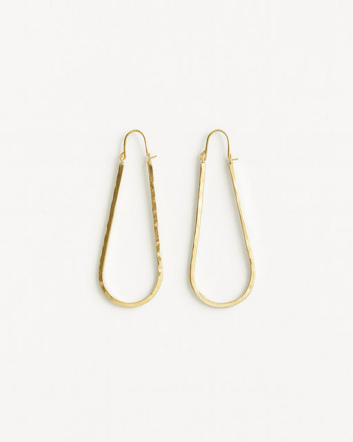 Iris Hammered Hoops