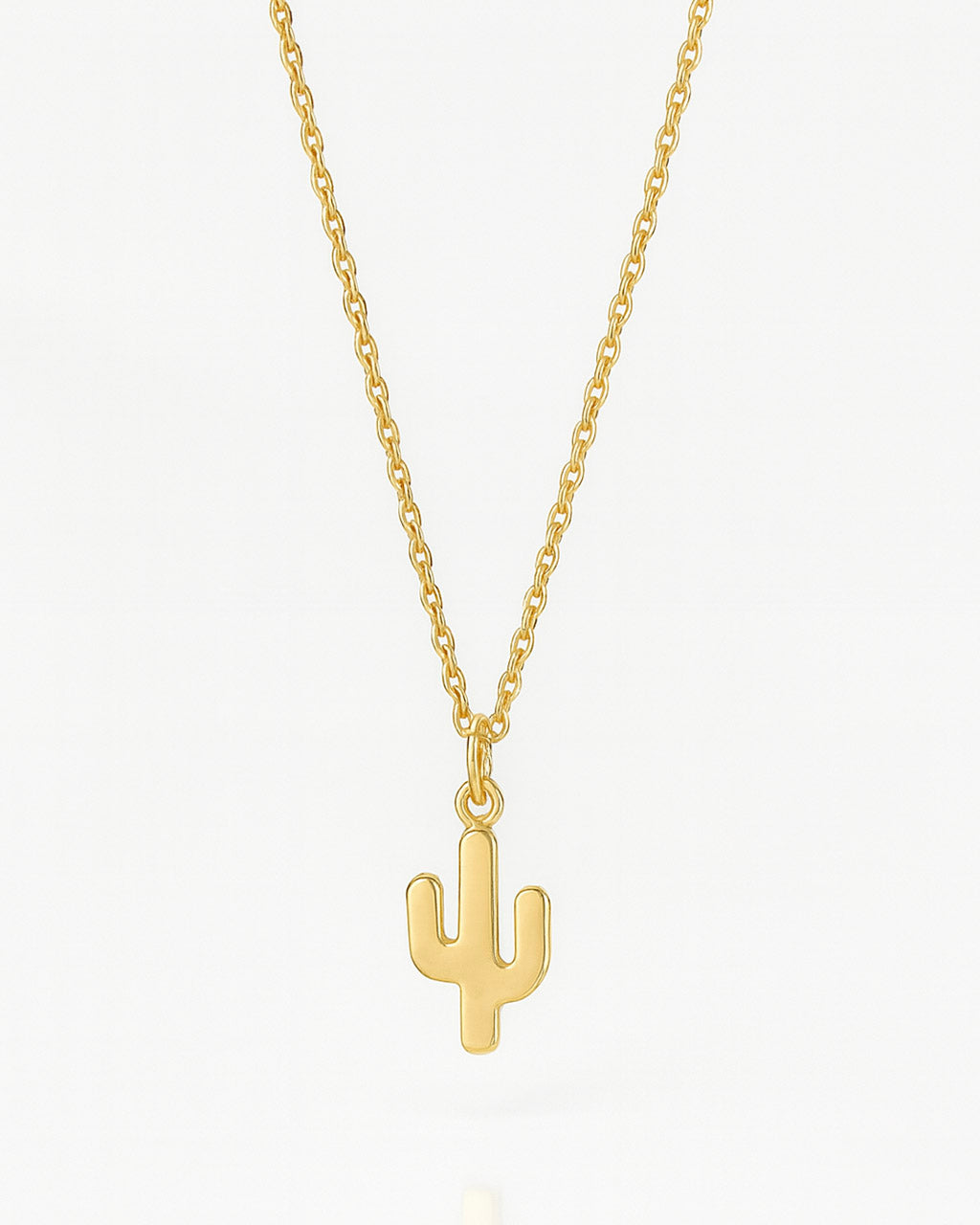 Naomi Cactus Pendant Necklace - Main Image