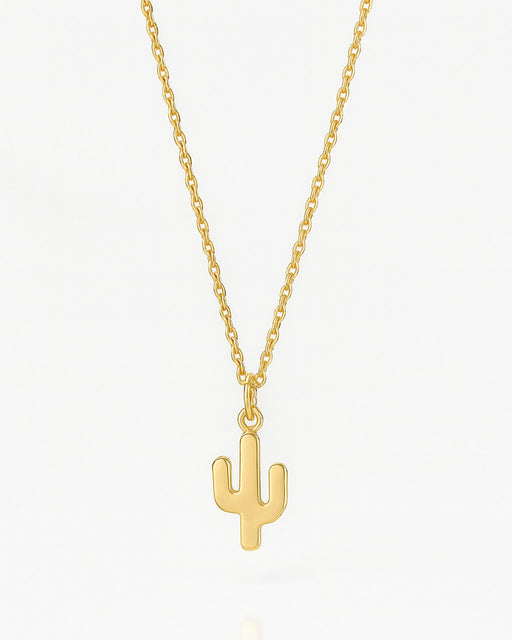 Naomi Cactus Pendant Necklace