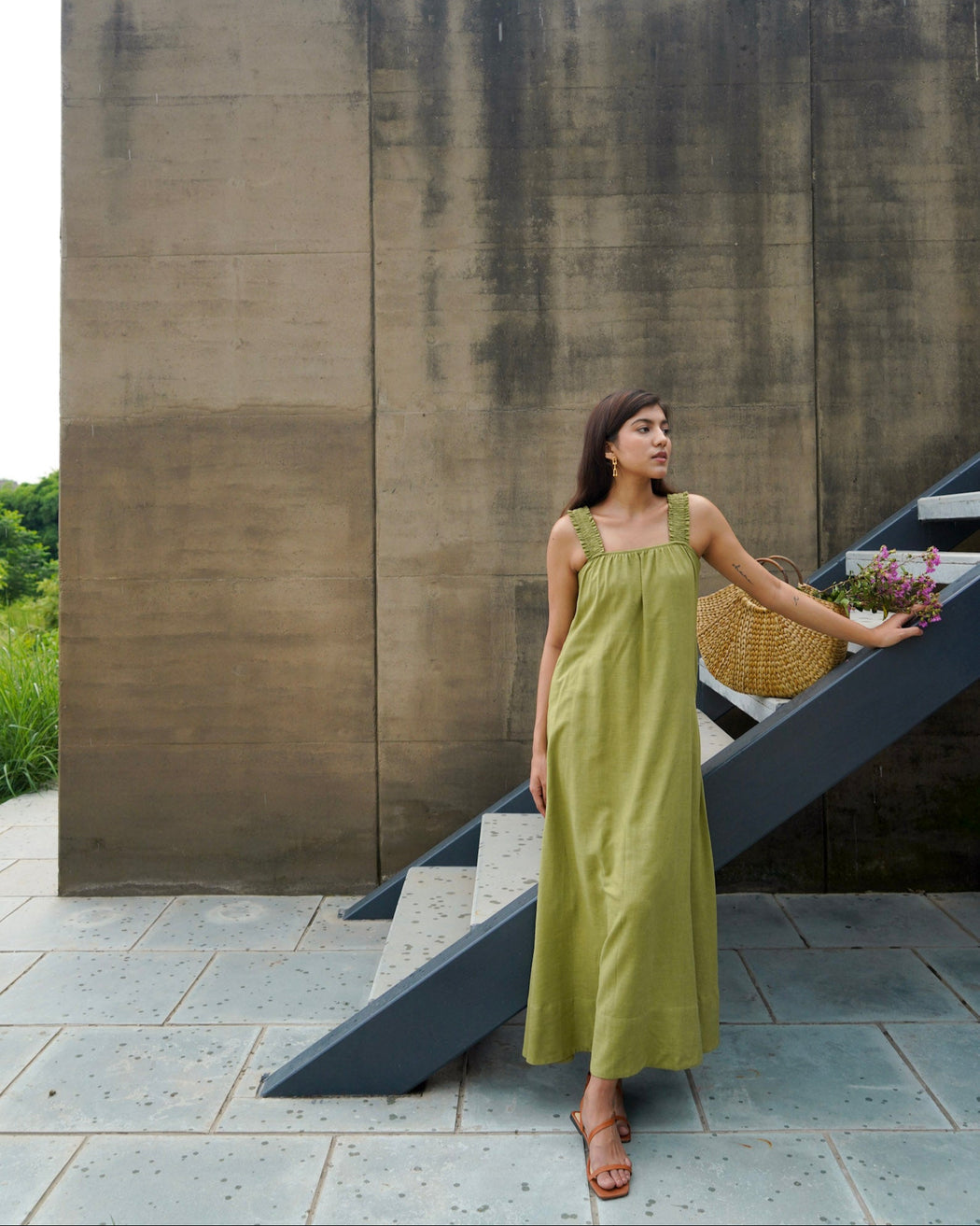 Suzanne Maxi Dress - Olive