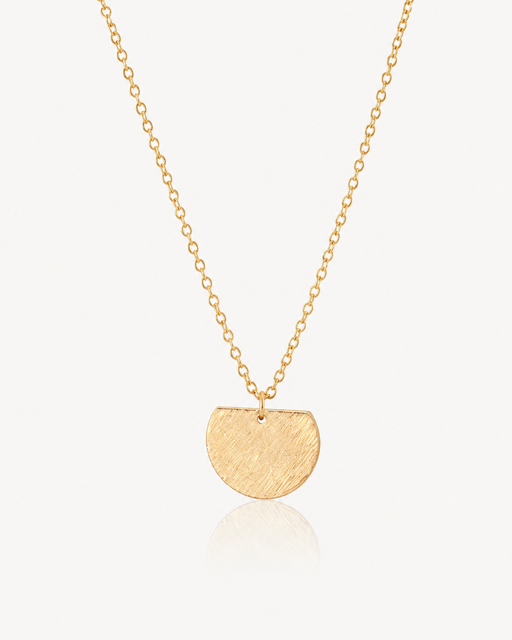 Emma Textured Pendant Necklace