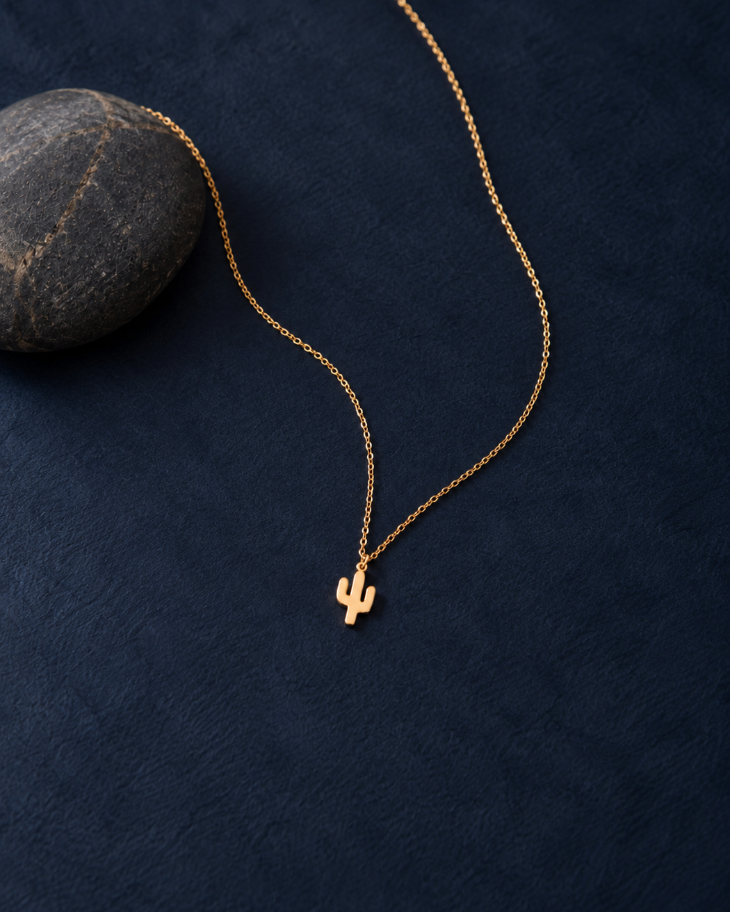 Naomi Cactus Pendant Necklace