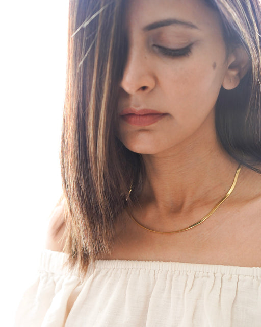 Alana Herringbone Necklace