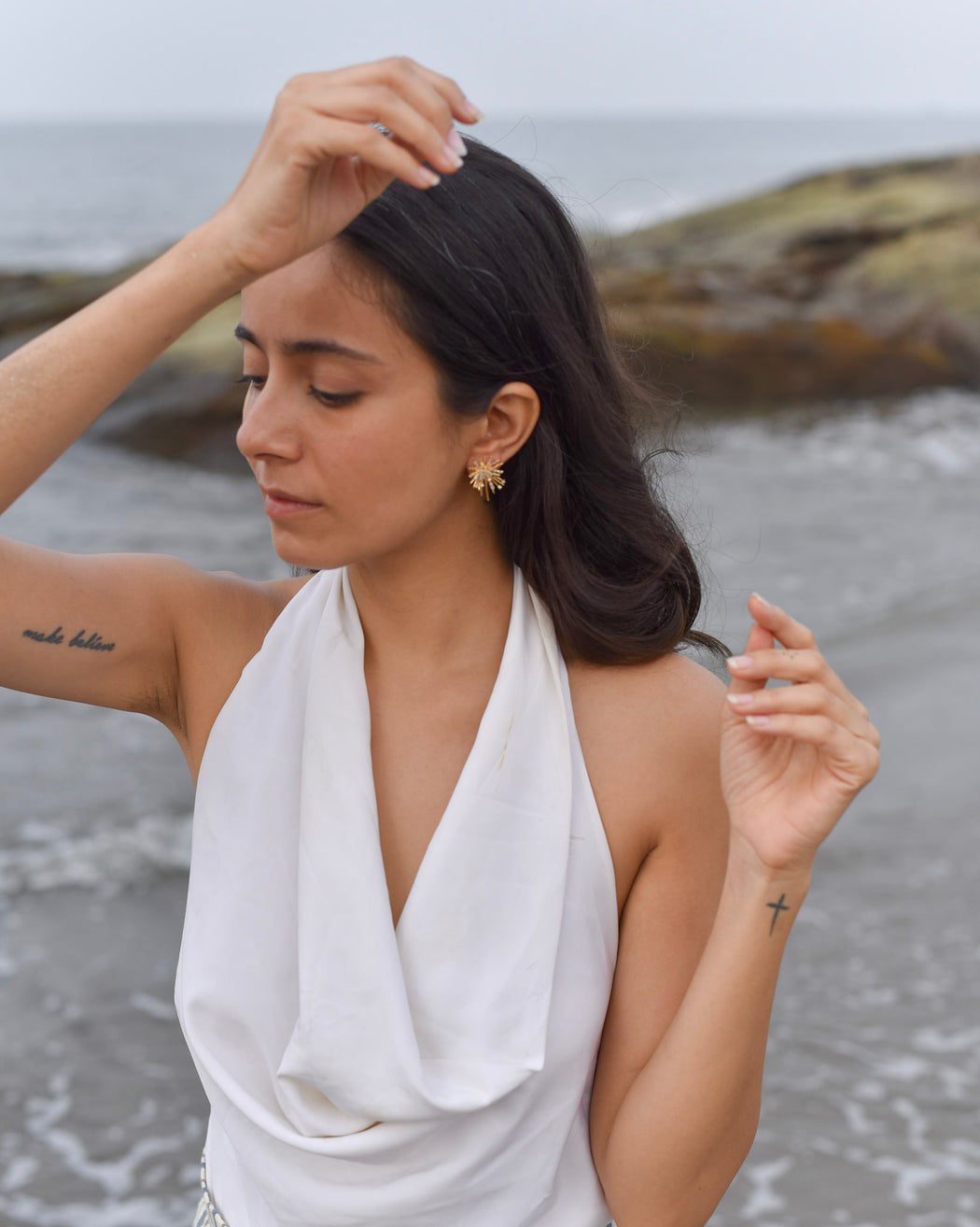 Esme Starburst Statement Earrings