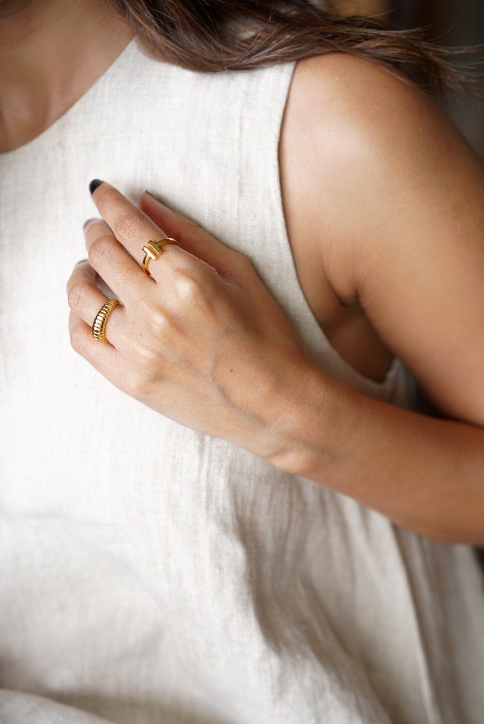 Sutton Textured Dome Ring